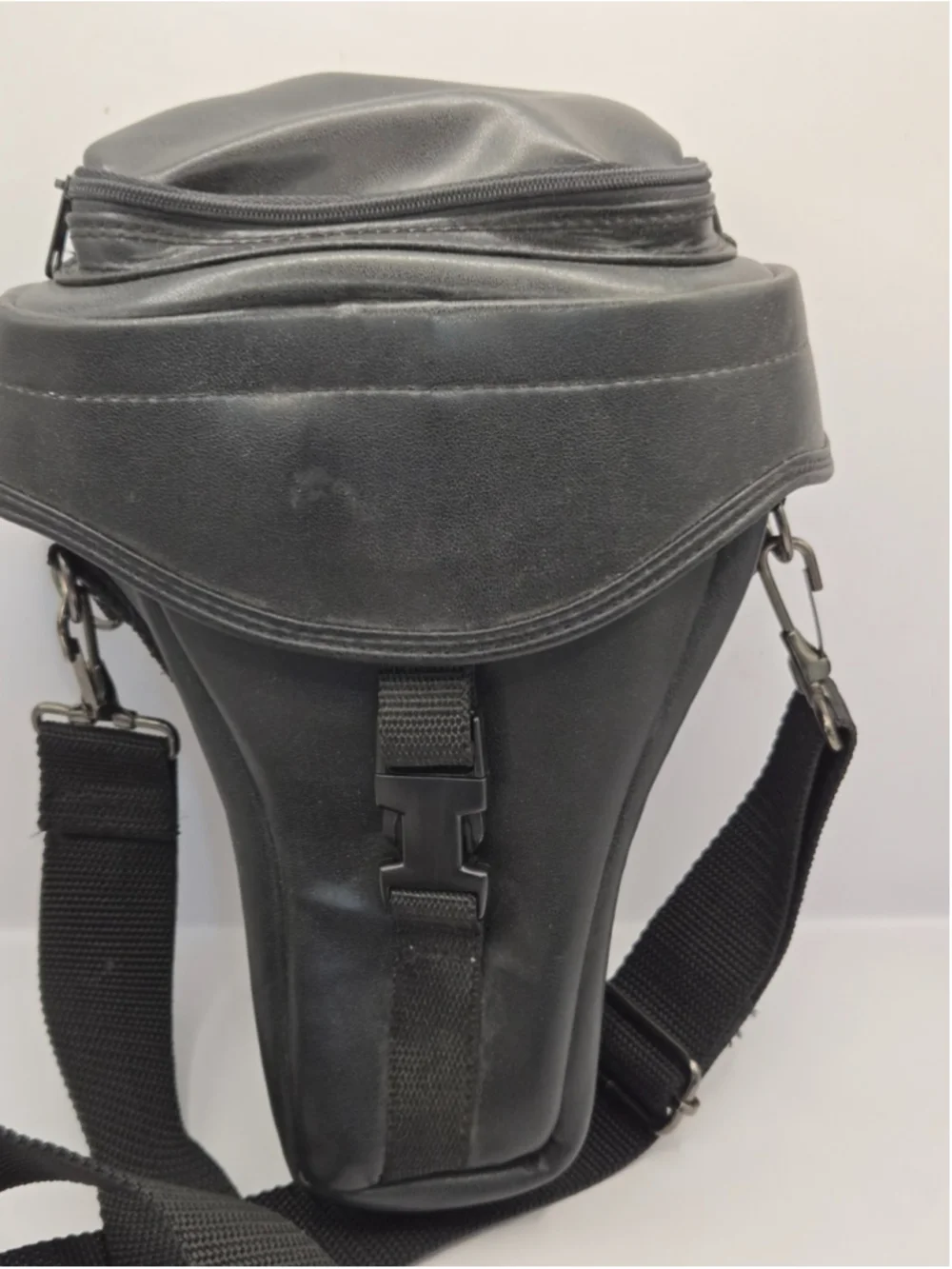 Vintage DIAMOND FP-40 Camera Case Shoulder Bag Cover Black Buckle